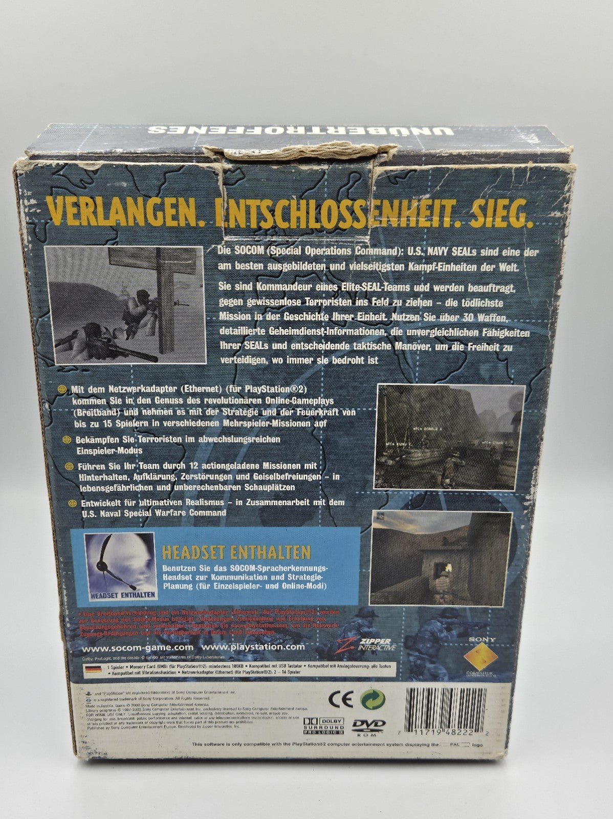 PS2 Playstation 2 Spiel Socom U.S. Navy Seals Limited Edition OVP Deutsch