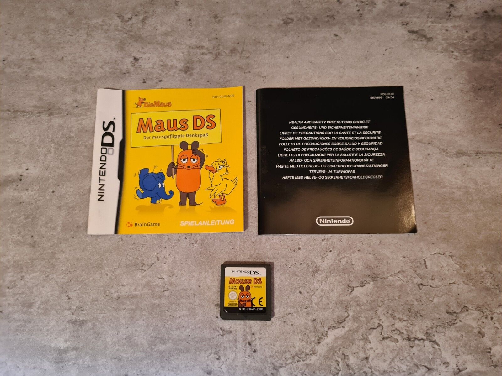 Nintendo DS Maus DS mit OVP und Anleitung NOE - T-Retro-Games 
