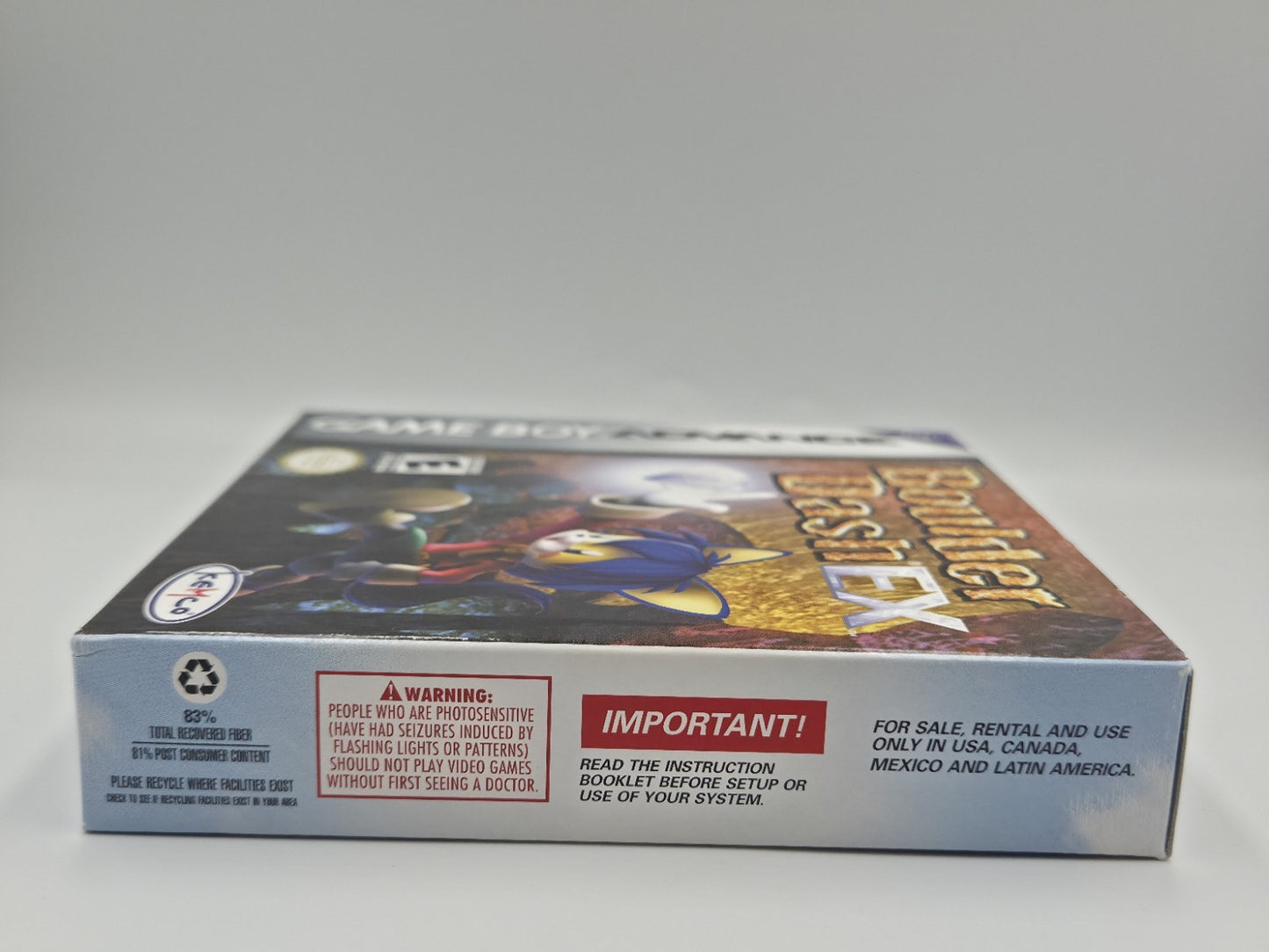 Nintendo Game Boy Advance Boulder Dash EX mit OVP und Anleitung USA