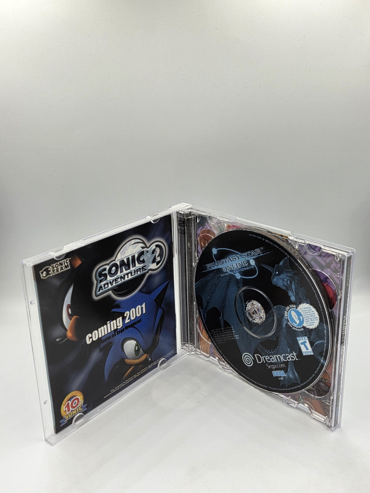 Sega Dreamcast Phantasy Star Online mit OVP und Anleitung + Sonic Demo USA 