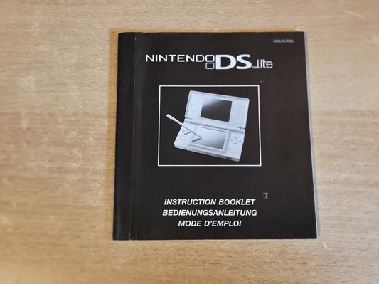 Nintendo DS Lite Konsole Console Bedienungsanleitung EUR