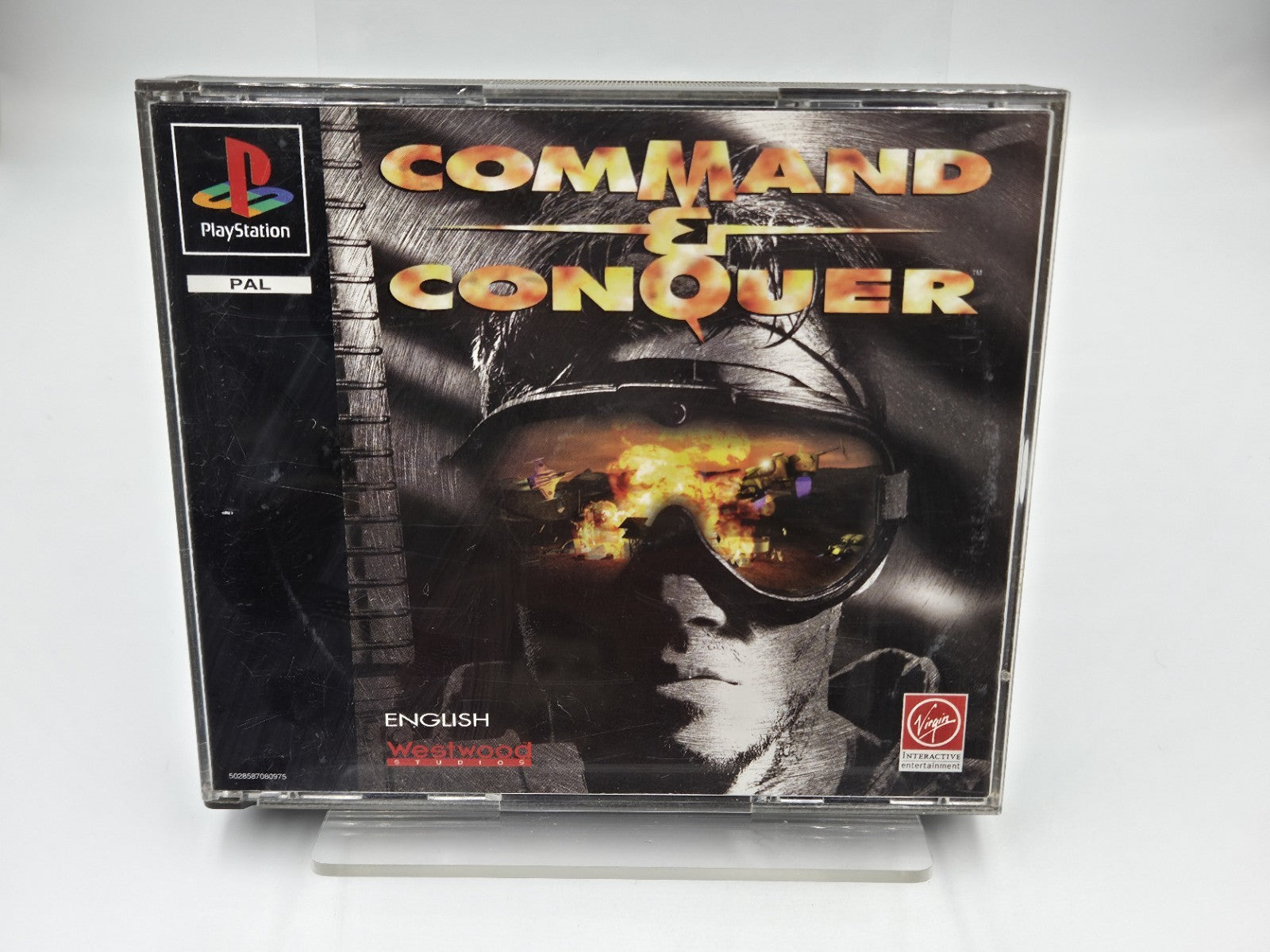PS1 Playstation 1 Command & Conquer mit OVP und Anleitung Englisch 2 Discs 