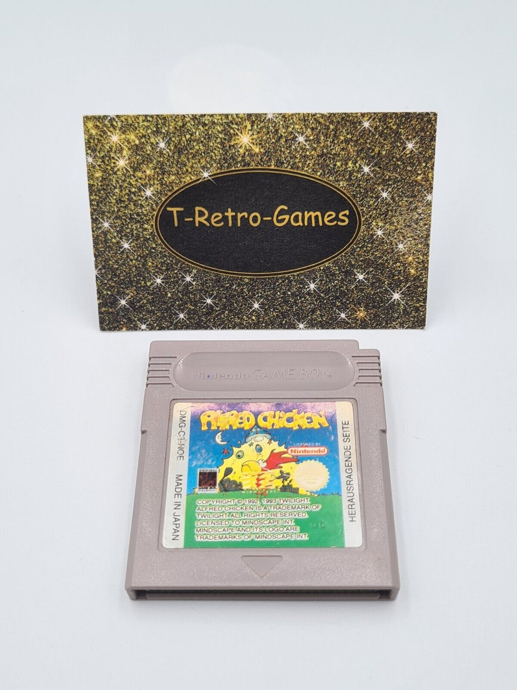 Nintendo Game Boy Classic Spiel Alfred Chicken Modul NOE - T-Retro-Games 