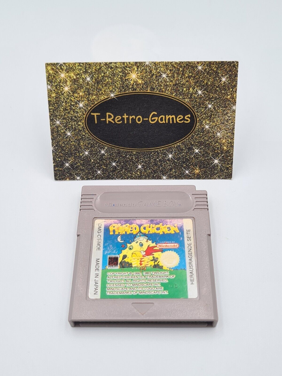 Nintendo Game Boy Classic Spiel Alfred Chicken Modul NOE - T-Retro-Games 