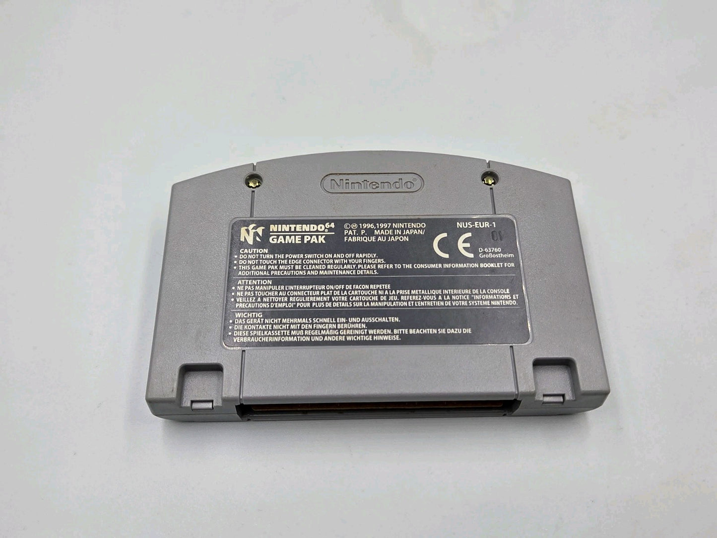 N64 Nintendo 64 Super Smash Bros. mit OVP und Anleitung EUR