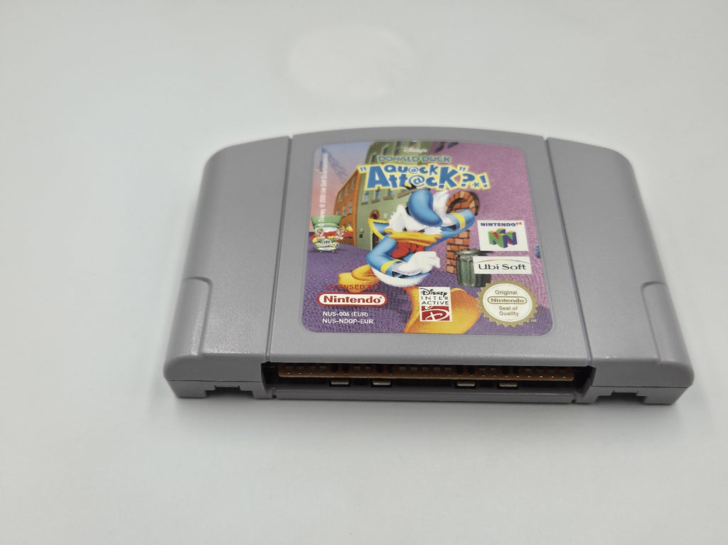 N64 Nintendo 64 Spiel Disney's Donald Duck Qu@ck Att@ck?! mit OVP Anleitung EUR