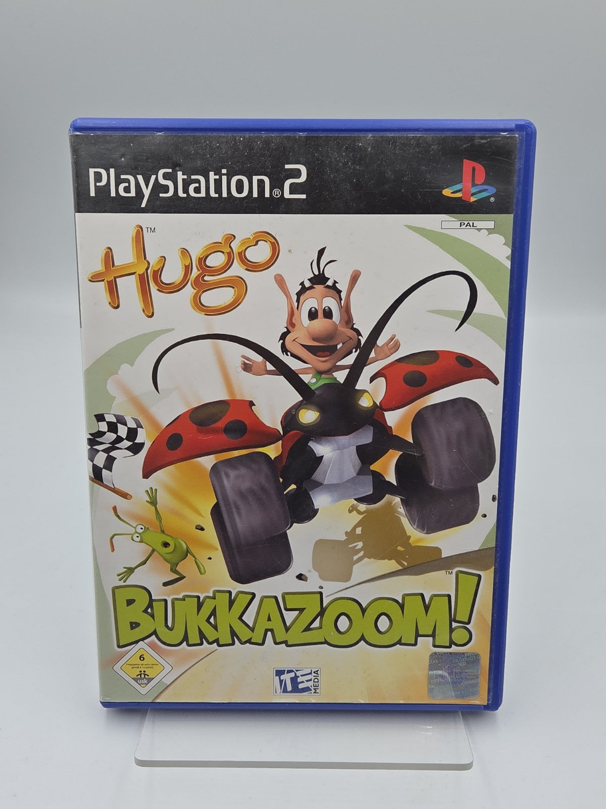 PS2 Playstation 2 Spiel Hugo Bukkazoom! mit OVP und Anleitung Deutsch