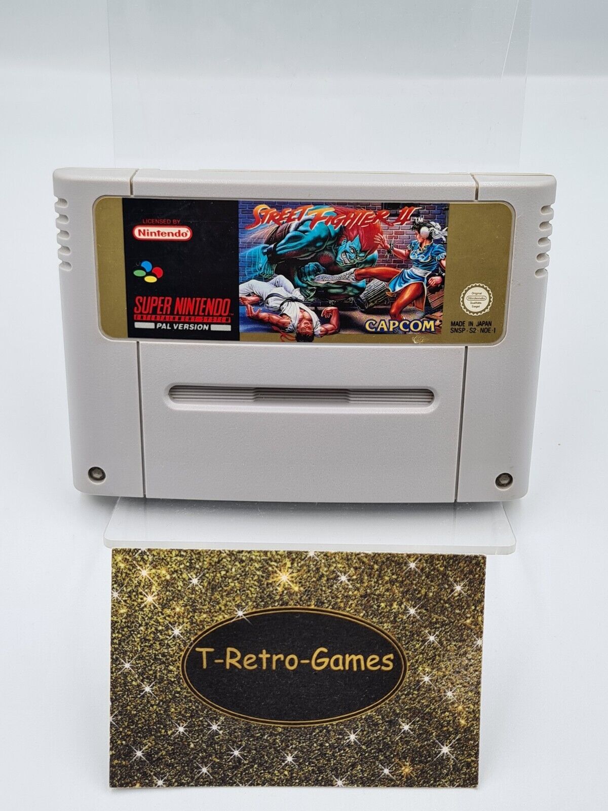 SNES Super Nintendo Super Street Fighter II Modul NOE - T-Retro-Games 