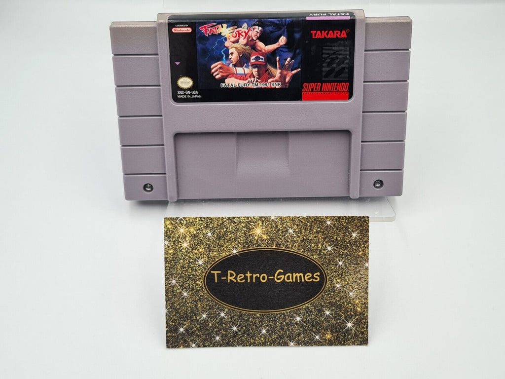 SNES Super Nintendo Fatal Fury NTSC USA Modul - T-Retro-Games 