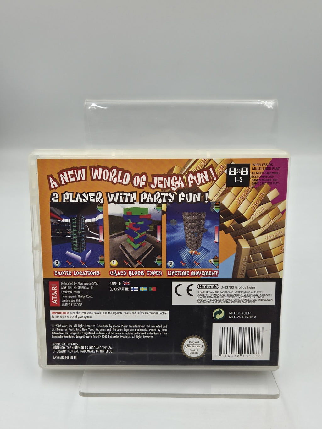 Nintendo DS Spiel Jenga mit OVP und Anleitung UKV