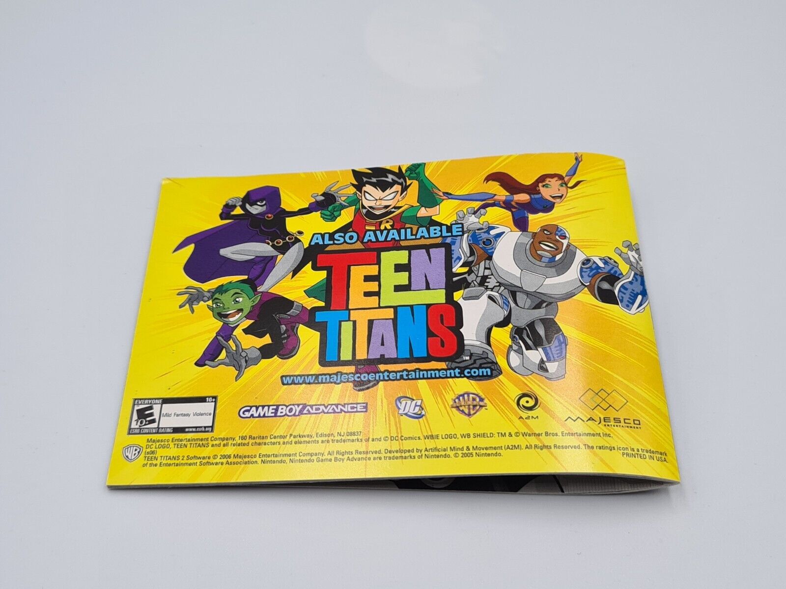 Nintendo Game Boy Advance Teen Titans 2 mit OVP und Anleitung USA - T-Retro-Games 
