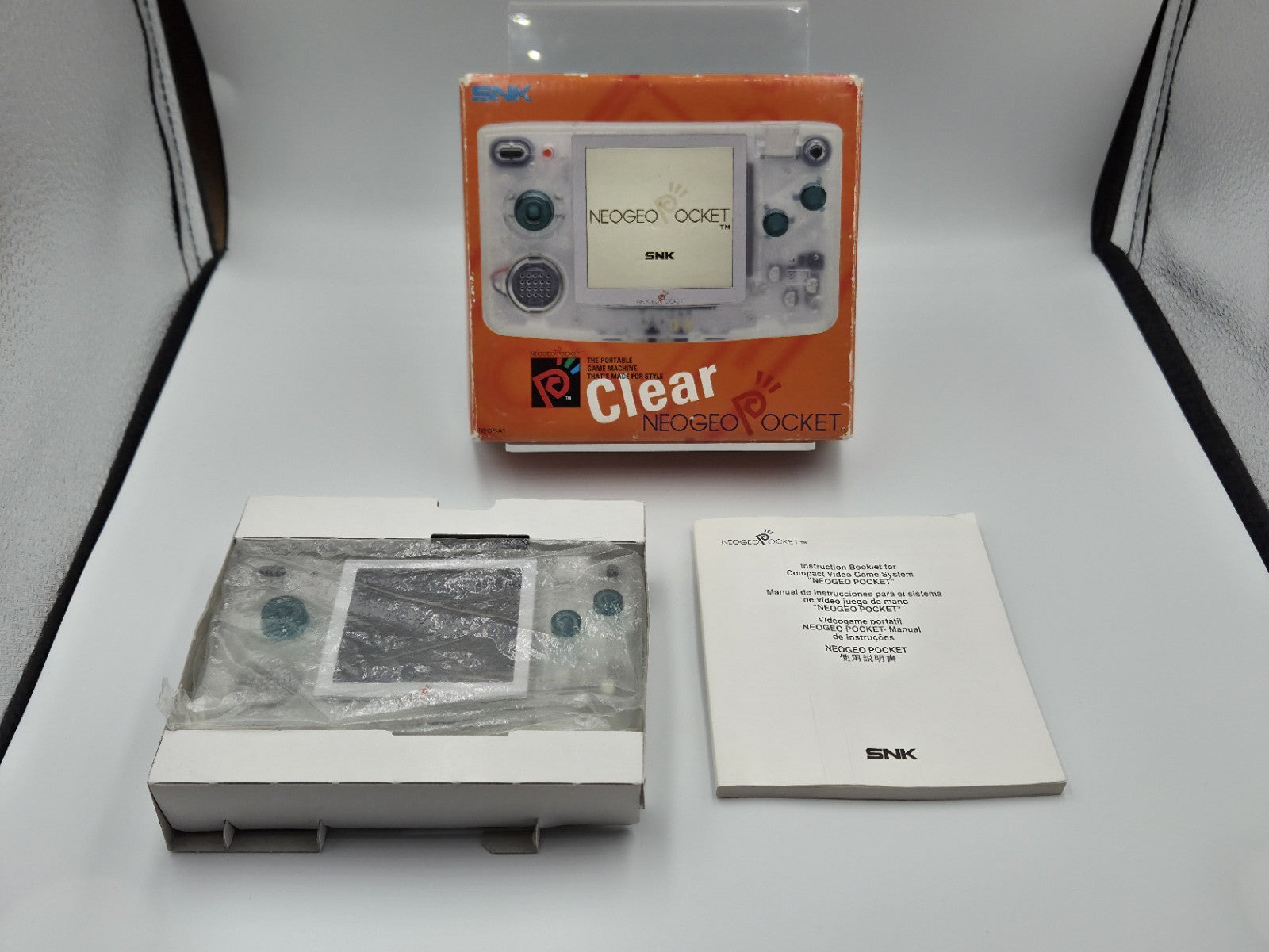 NeoGeo Pocket  SNK Clear Konsole Console Japan SNK OVP