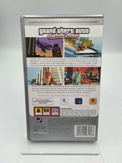 Sony PSP Grand Theft Auto Vice City Stories mit OVP und Anleitung + Poster