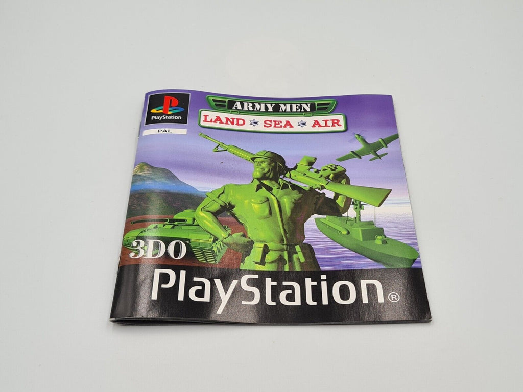 PS1 Playstation 1 Army Men Land Sea Air mit OVP und Anleitung Deutsch - T-Retro-Games 