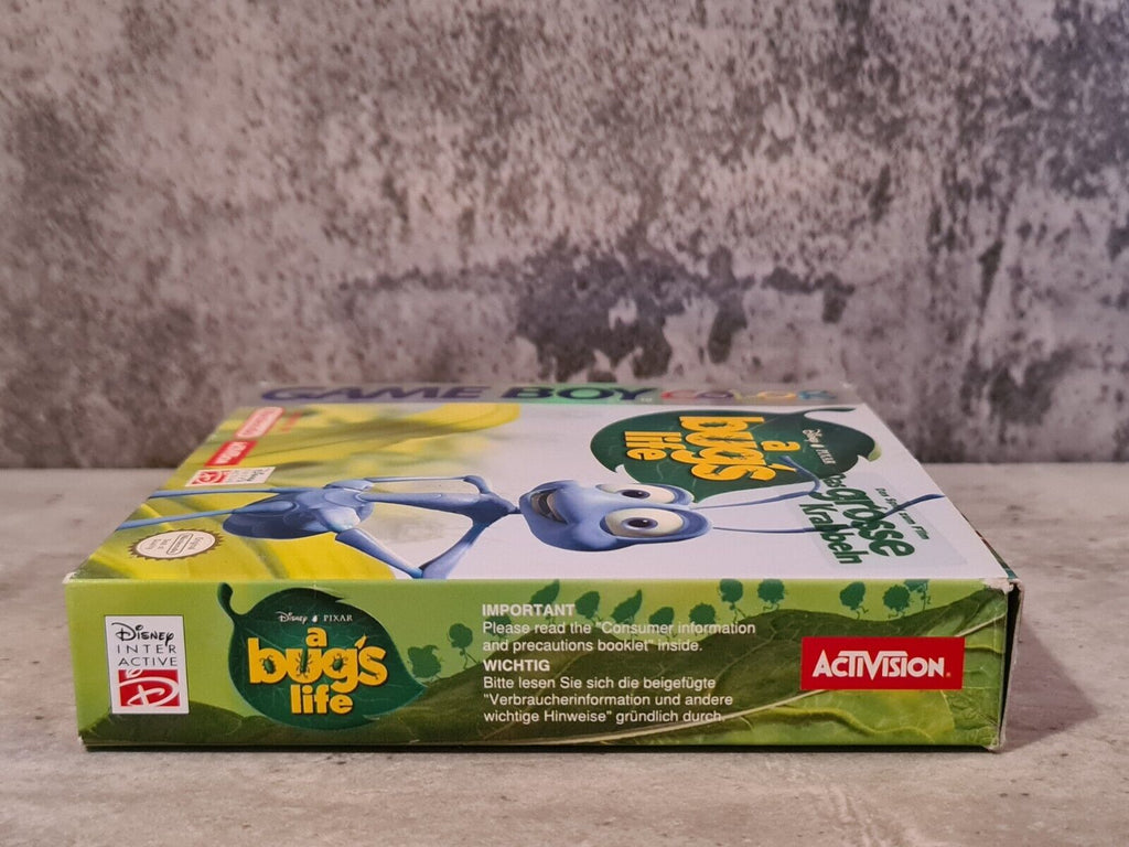 Game Boy Color Disney Pixar a Bug's Life mit OVP und Anleitung + Poster EUR - T-Retro-Games 