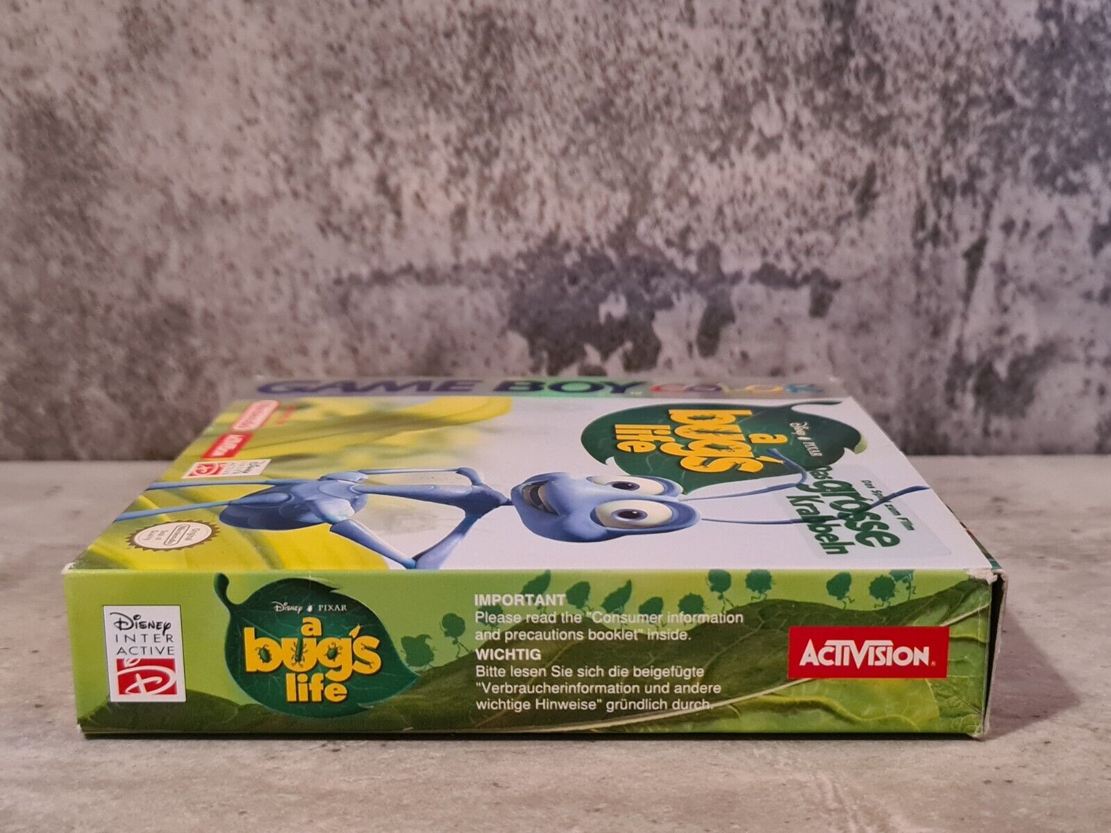Game Boy Color Disney Pixar a Bug's Life mit OVP und Anleitung + Poster EUR - T-Retro-Games 
