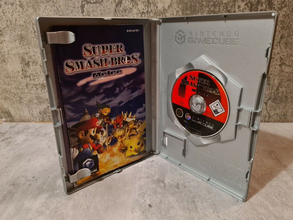 Nintendo GameCube Super Smash Bros. Melee mit OVP und Anleitung NOE - T-Retro-Games 