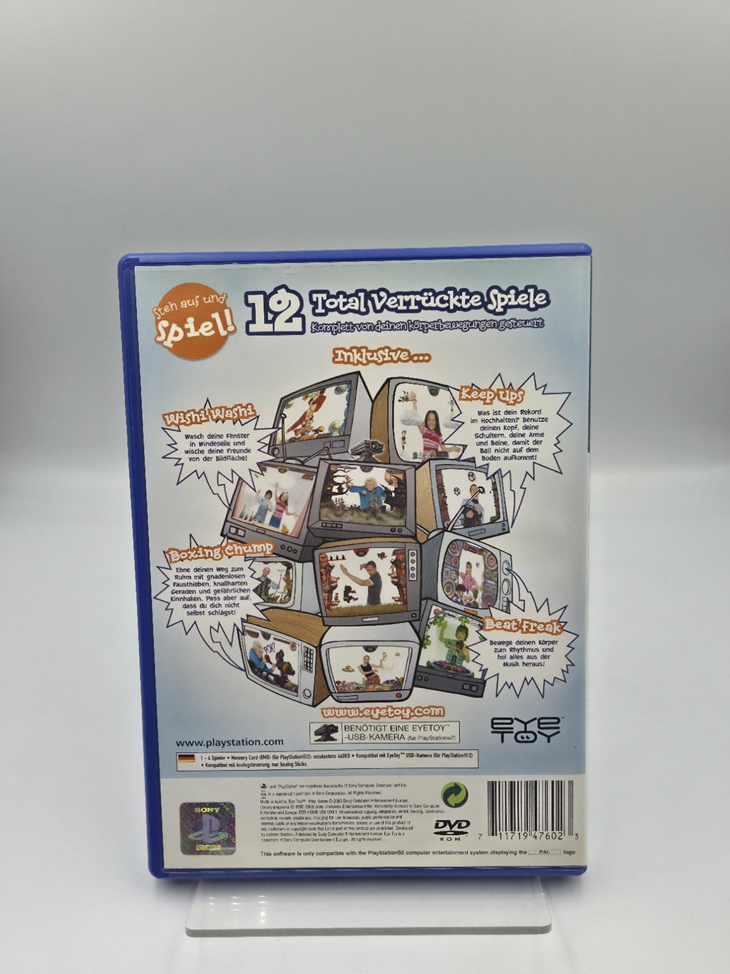 PS2 Playstation 2 Spiel Eye Toy Play mit OVP und Anleitung Deutsch