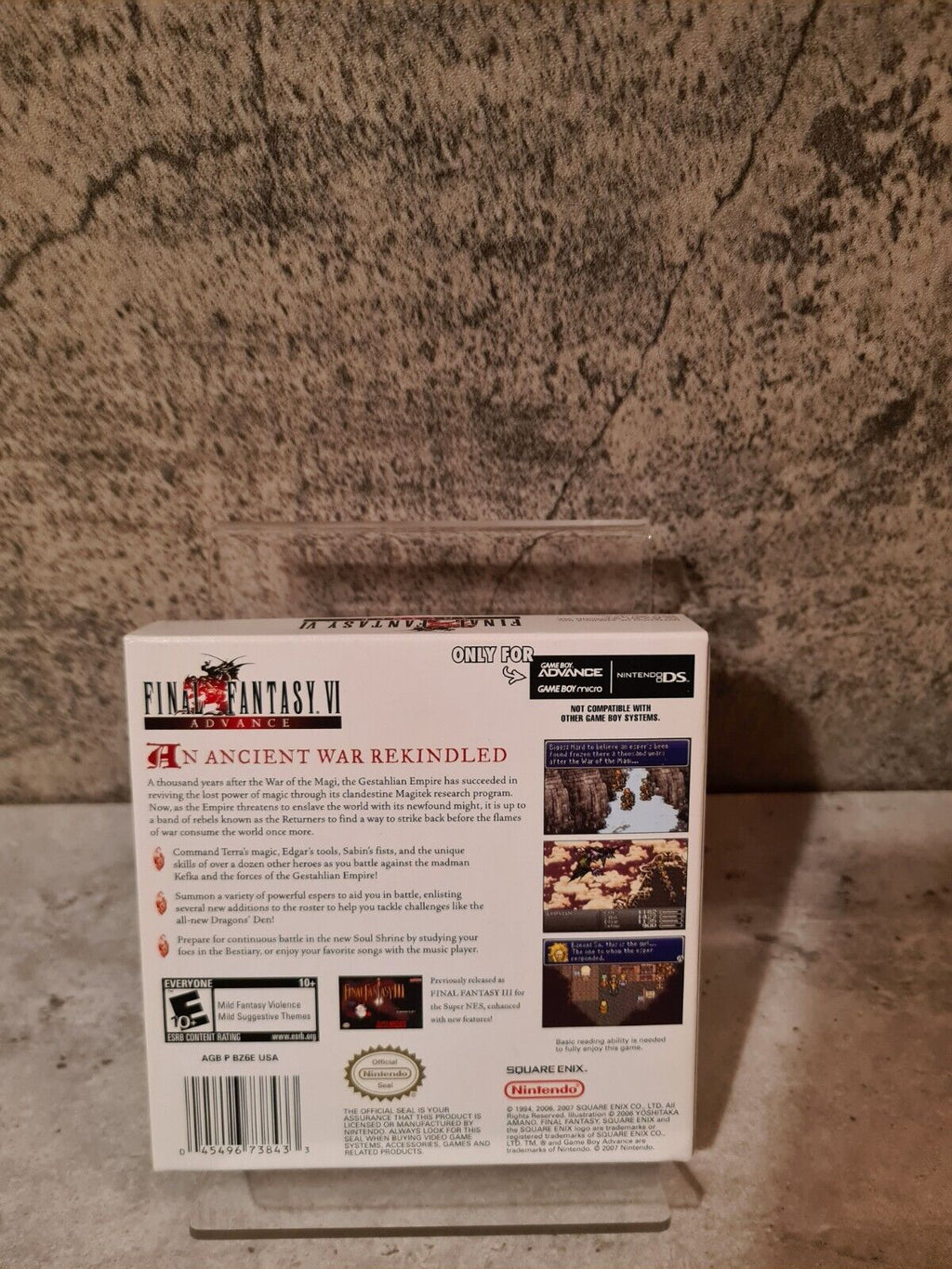 Nintendo Game Boy Advance Final Fantasy VI Advance mit OVP und Anleitung USA - T-Retro-Games 