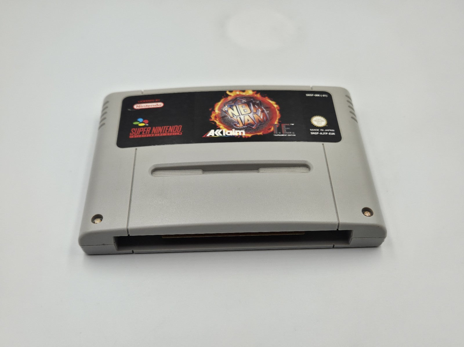 SNES Super Nintendo Spiel NBA Jam T.E. mit OVP und Anleitung EUR
