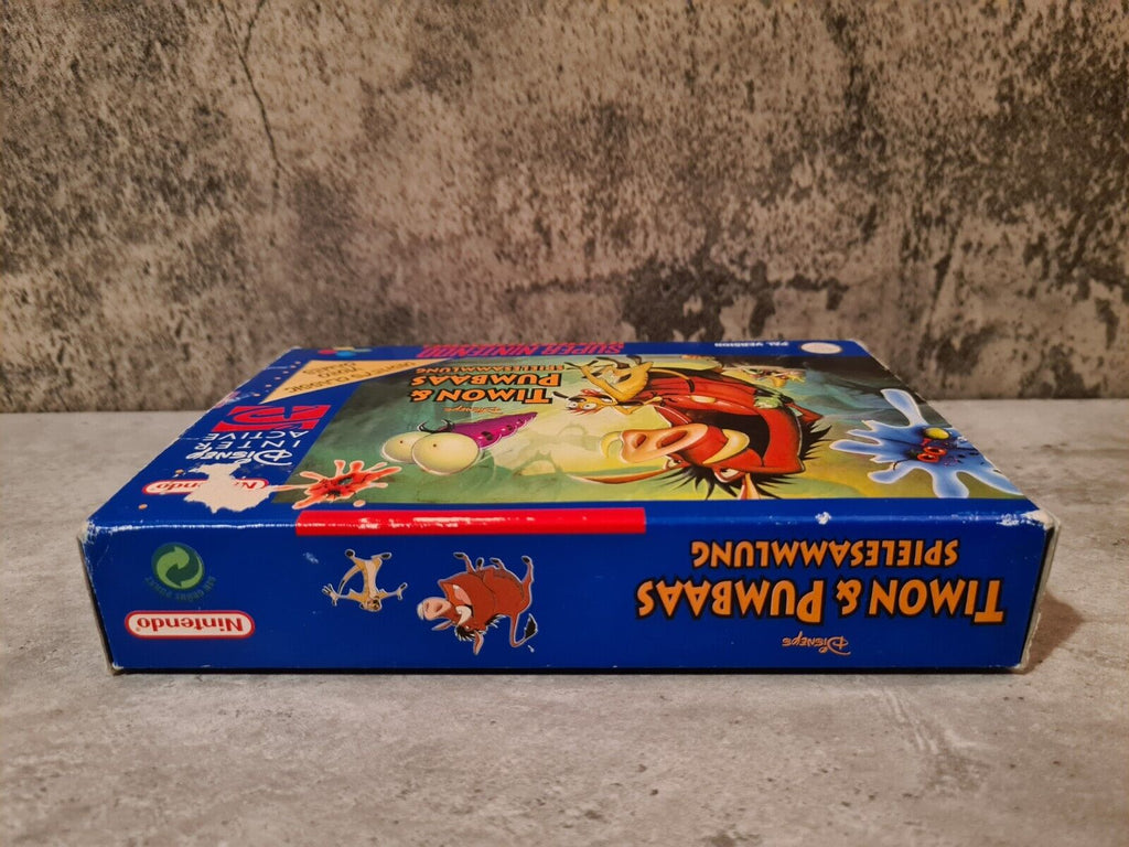 Super Nintendo Disney's Timon & Pumbaas Spielesammlung mit OVP und Anleitung NOE - T-Retro-Games 