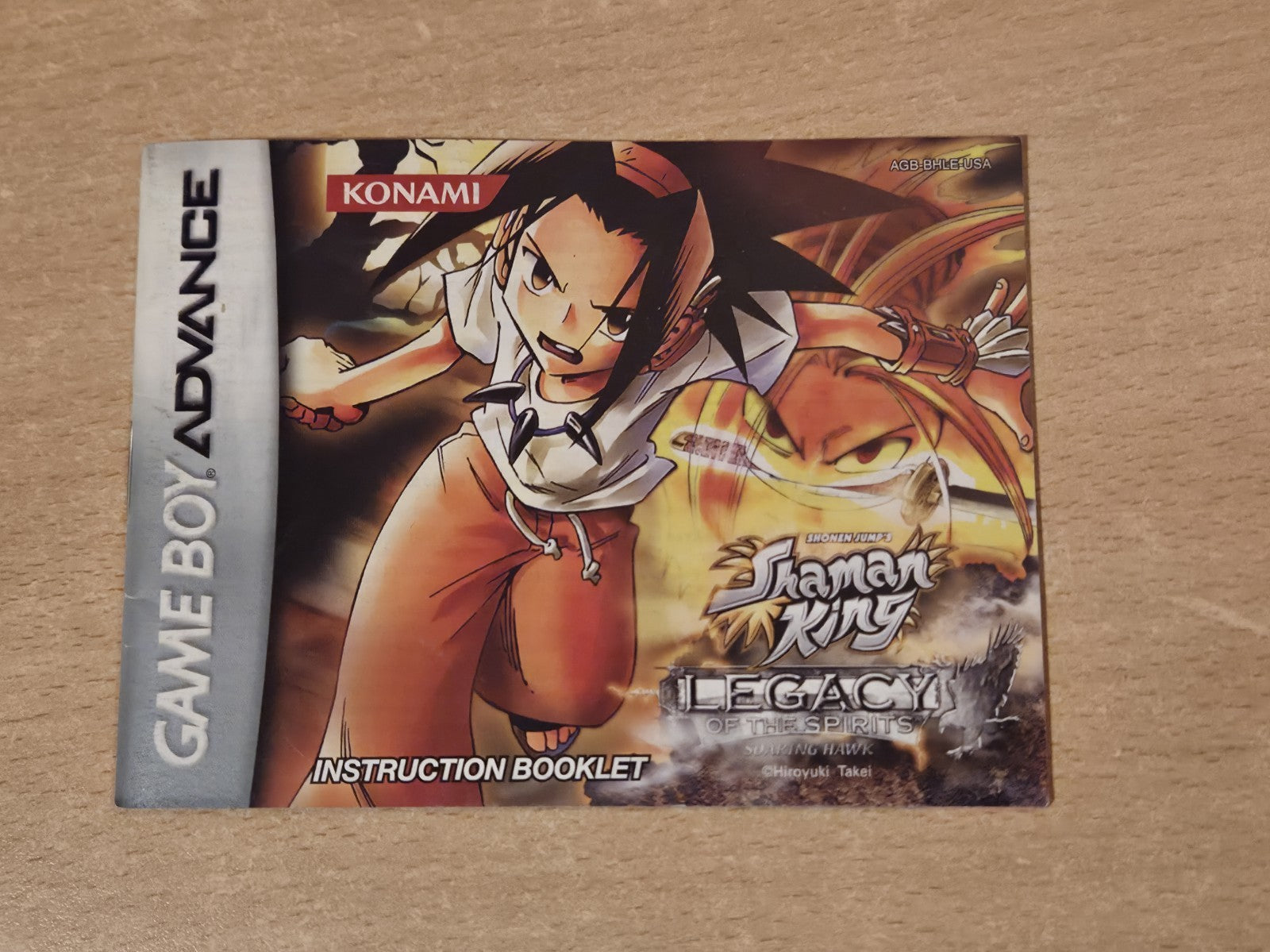 Nintendo Game Boy Advance Shaman King Legacy of The Spirits Spielanleitung USA