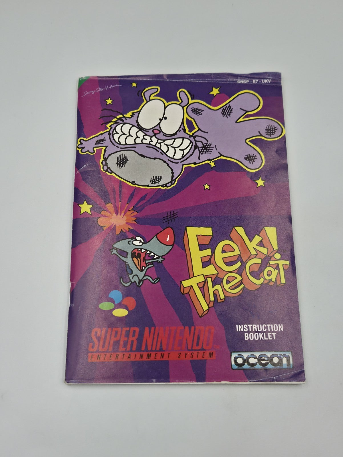  SNES Super Nintendo Eek The Cat mit OVP und  Anleitung UKV