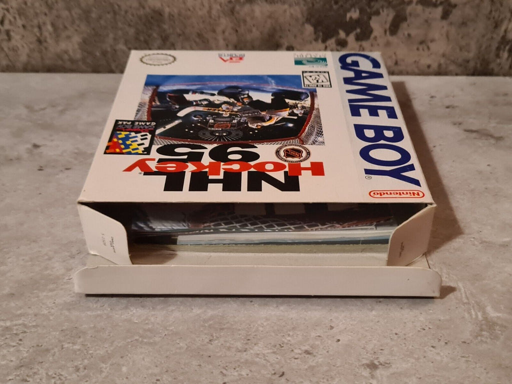 Nintendo Game Boy Classic Spiel NHL Hockey 95 mit OVP und Anleitung + Poster USA - T-Retro-Games 