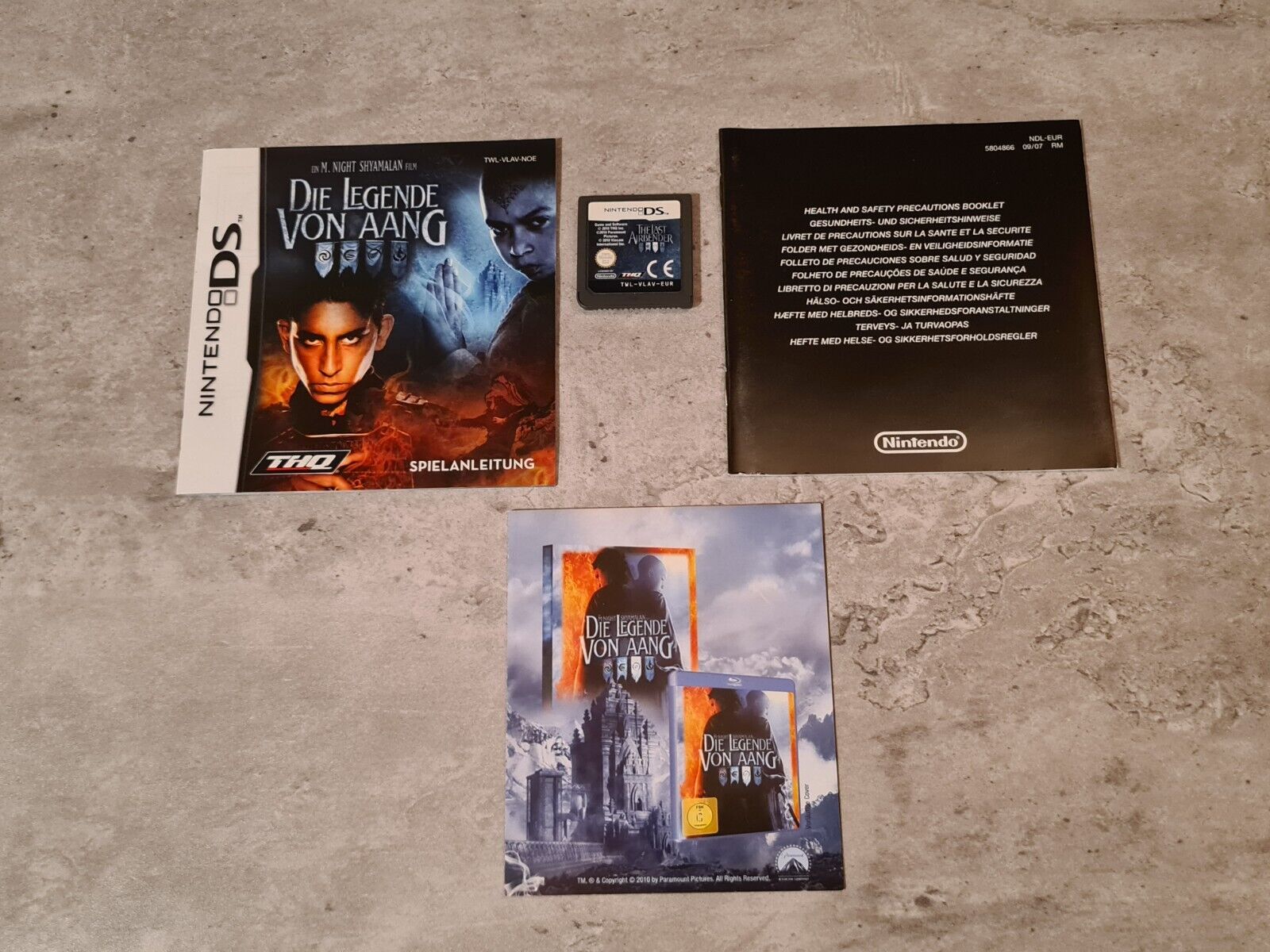 Nintendo DS Die Legende von Aang mit OVP und Anleitung NOE - T-Retro-Games 