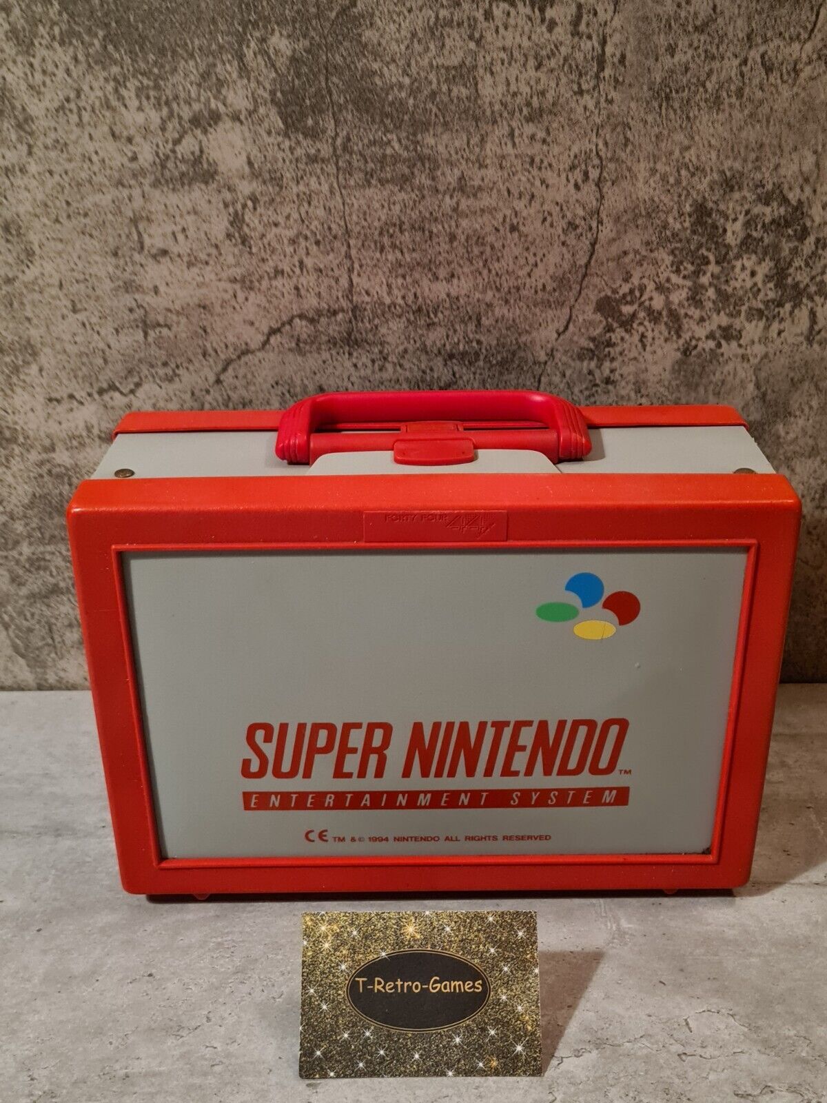 SNES Super Nintendo Koffer Case 1992 - T-Retro-Games 