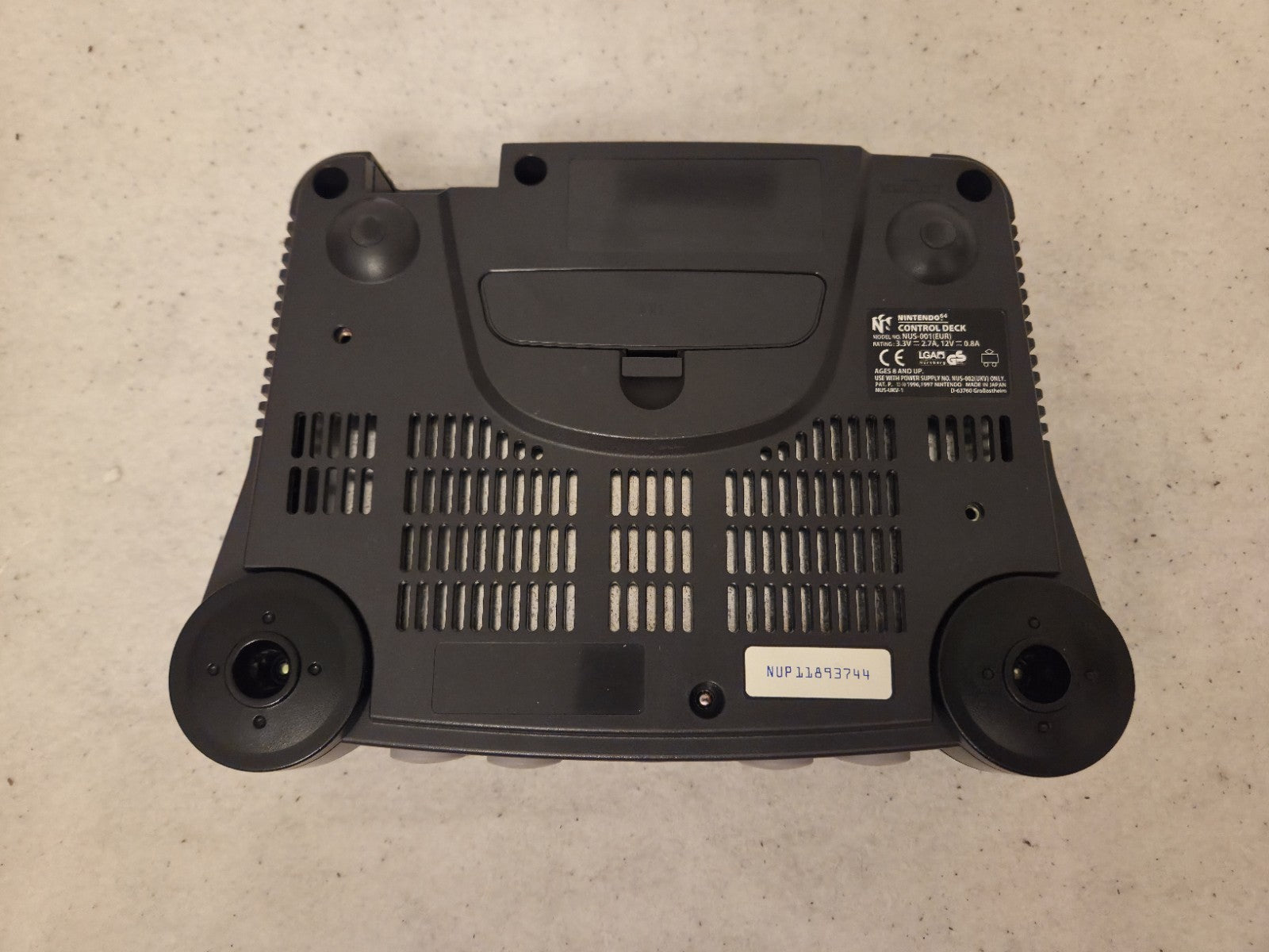 N64 Nintendo 64 Schwarz Black Konsole Console OVP 
