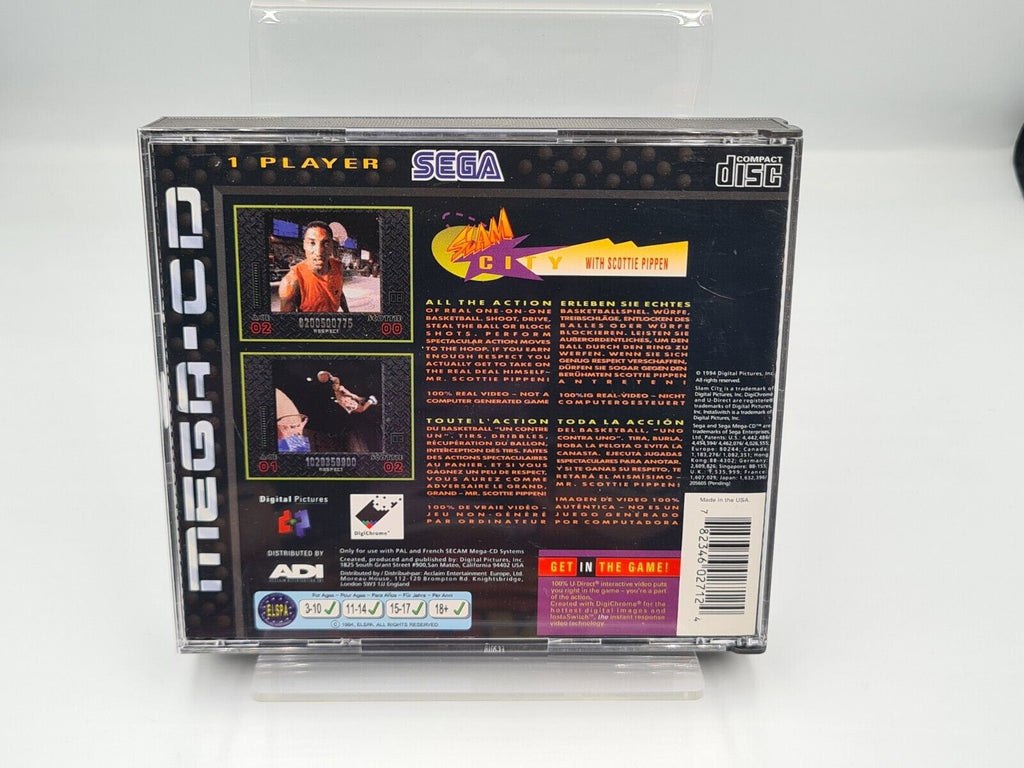 Sega Mega-CD Slam City mit OVP und Anleitung Multi Language 4 Discs - T-Retro-Games 