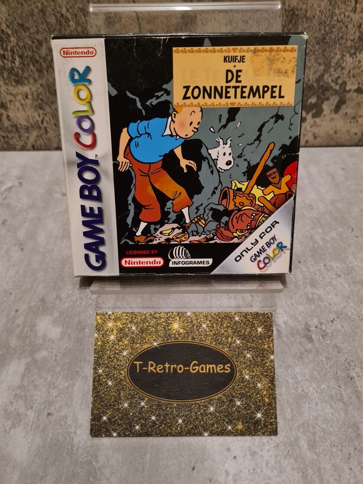 Nintendo Game Boy Color Kufije De Zonnetempel mit OVP und Anleitung FAH - T-Retro-Games 