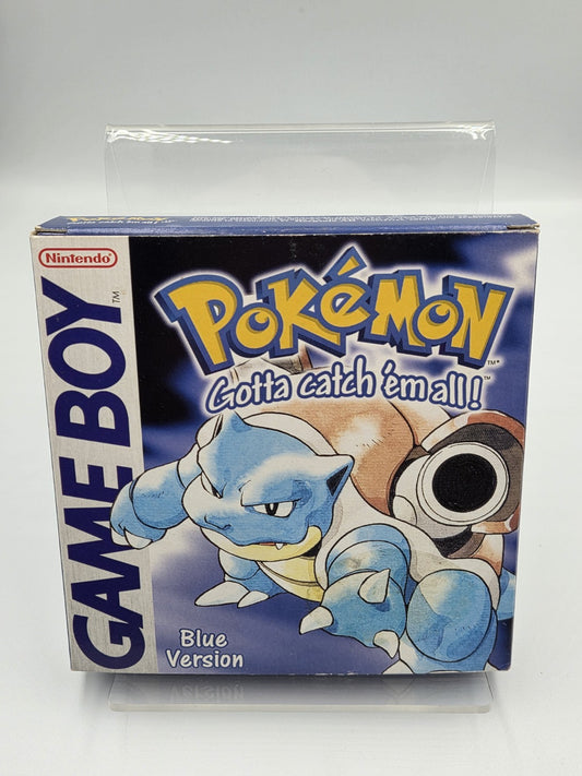 Nintendo Game Boy Pokemon Blue Version mit OVP und Anleitung EUR