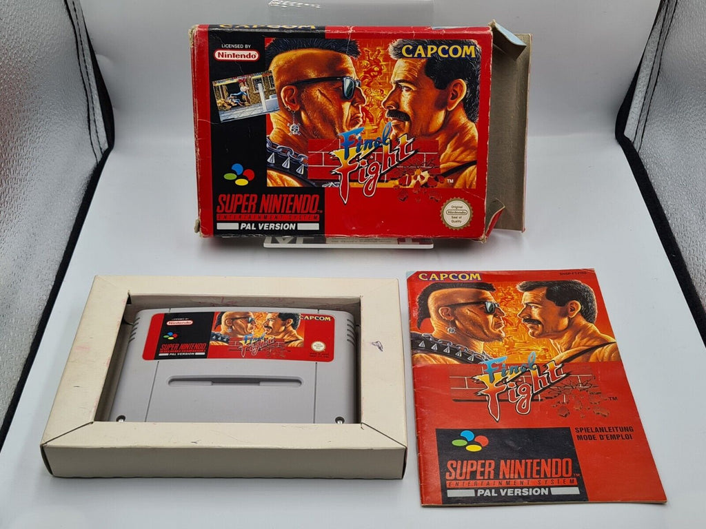 SNES Super Nintendo Final Fight mit OVP und Anleitung FRG - T-Retro-Games 