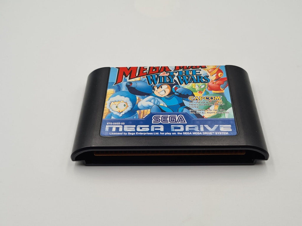 Sega Mega Drive Mega Man The Wily Wars mit OVP und Anleitung Multi Language - T-Retro-Games 