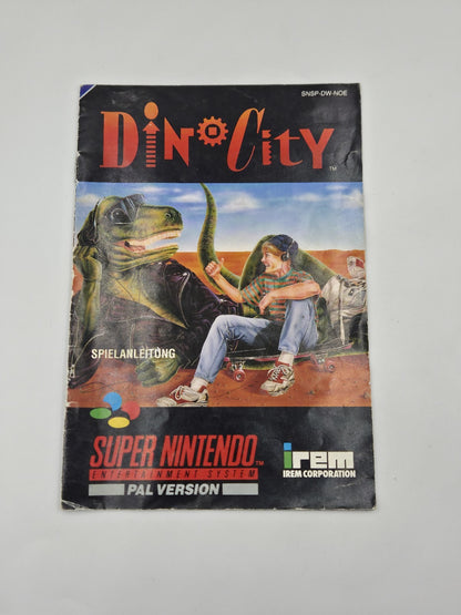 SNES Super Nintendo Dino City mit OVP und Anleitung NOE