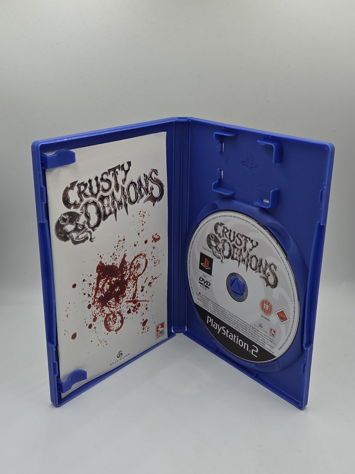 PS2 Playstation 2 Spiel Crusty Demons mit OVP + Anleitung Englisch