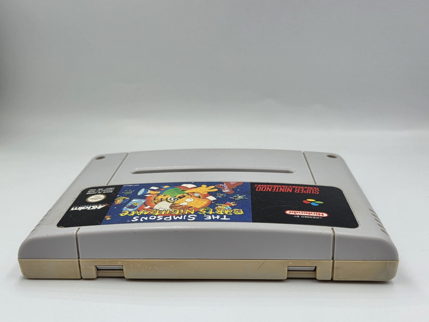 SNES Super Nintendo The Simpsons Bart's Nightmare Modul FAH