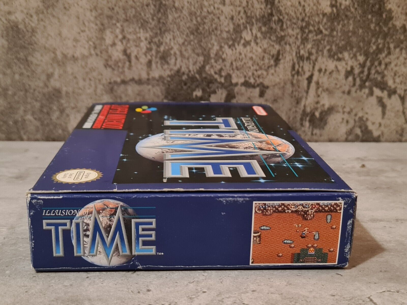 SNES Super Nintendo Illusion of Time mit OVP und Anleitung + Karte UKV - T-Retro-Games 