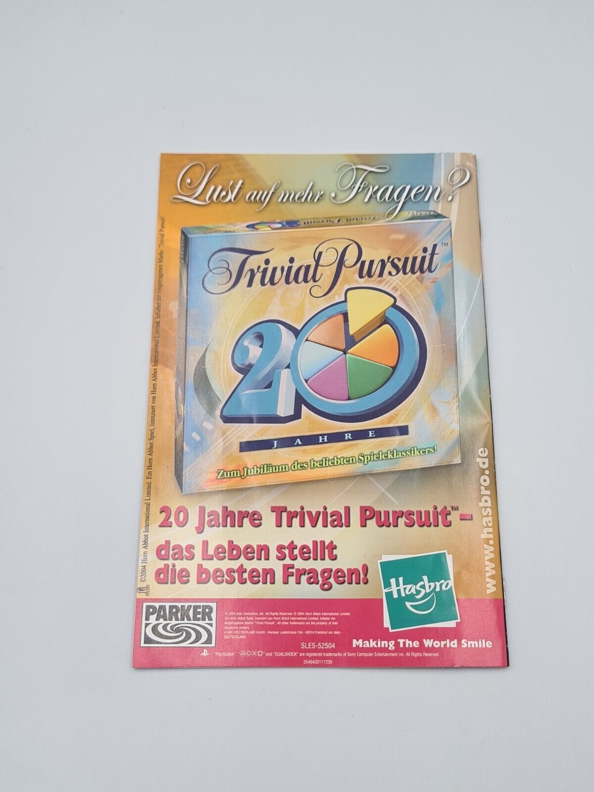 PS2 Playstation 2 Trivial Pursuit Unlimited mit OVP und Anleitung Deutsch - T-Retro-Games 