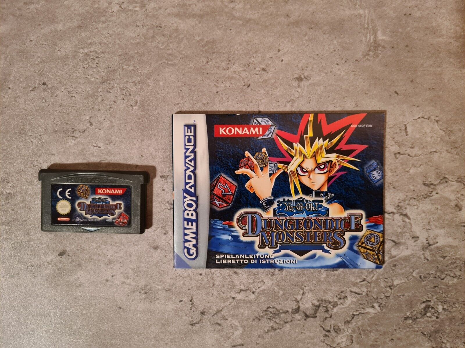 Gameboy Advance Yu-Gi-Oh Dungeon Dice Monsters mit OVP und Anleitung EUR - T-Retro-Games 