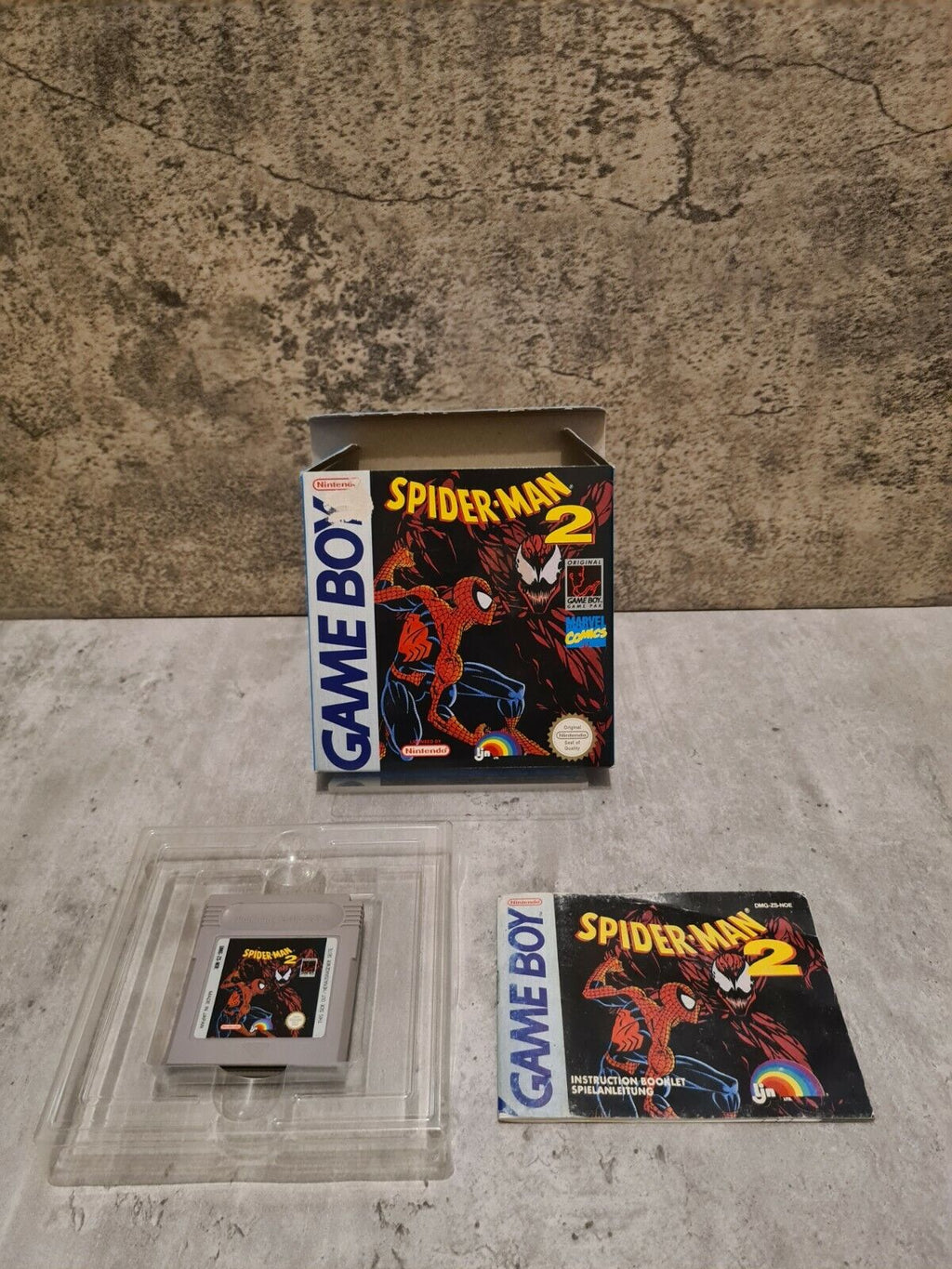 Game Boy Classic Spider-Man 2 mit OVP und Anleitung NOE - T-Retro-Games 