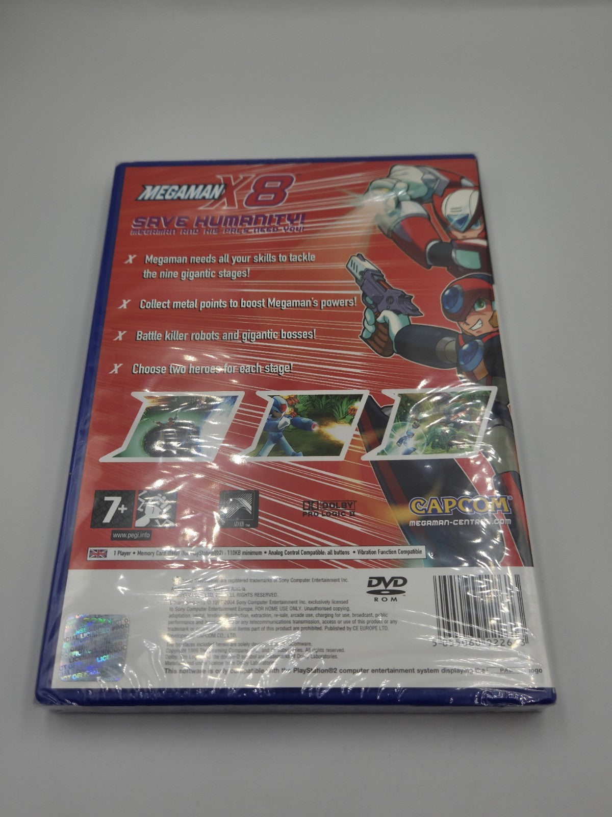 PS2 Playstation 2 Spiel MegaMan X8 Sealed Neu New Englisch