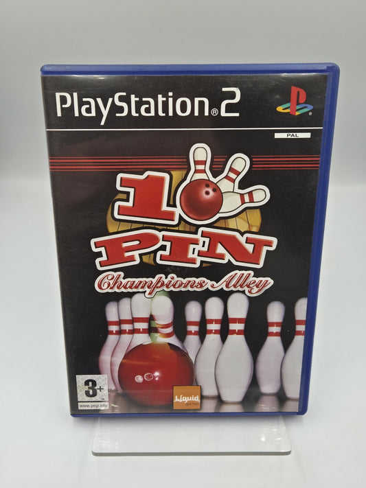 PS2 Playstation 2 Spiel 10 Pin Champions Alley mit OVP und Anleitung Englisch
