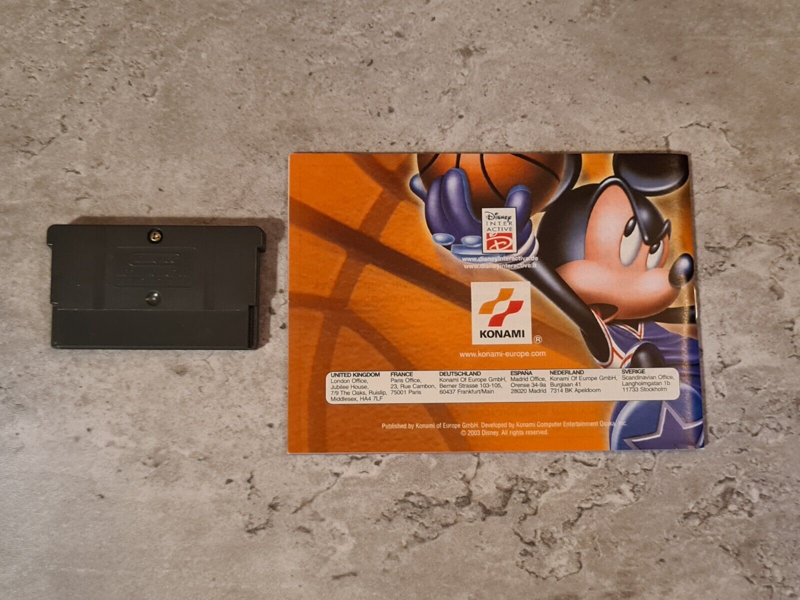 Nintendo Game Boy Advance Disney Sports Basketball mit OVP und Anleitung EUU - T-Retro-Games 