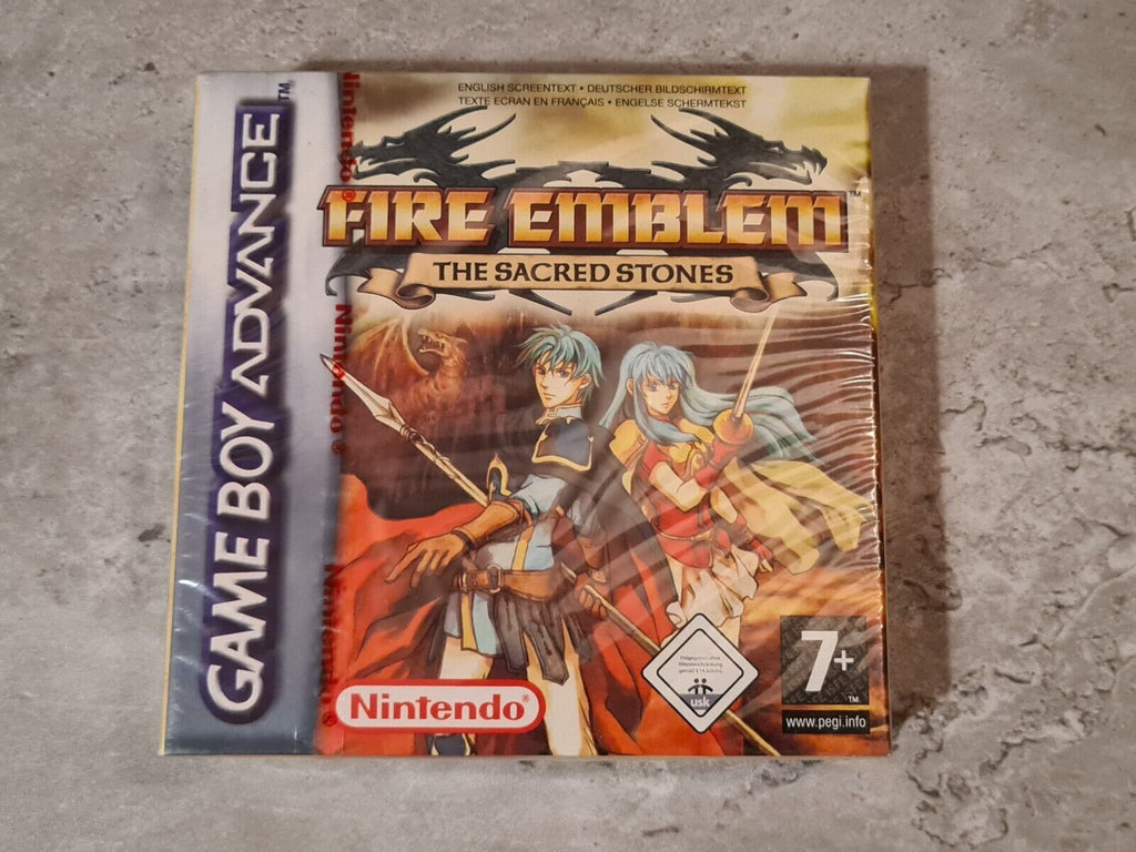 Nintendo Game Boy Advance Fire Emblem The Sacred Stones Red Strip Sealed Neu New - T-Retro-Games 