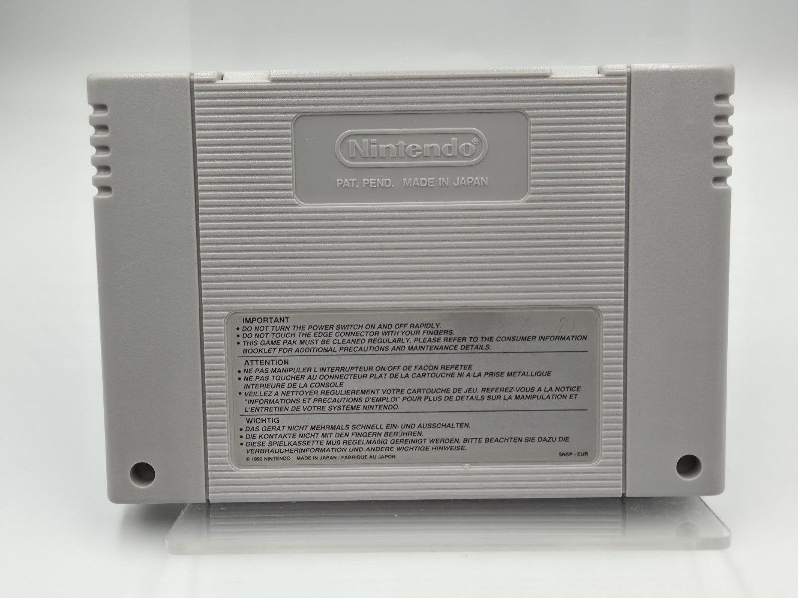 SNES Super Nintendo International Superstar Soccer Deluxe Modul EUR