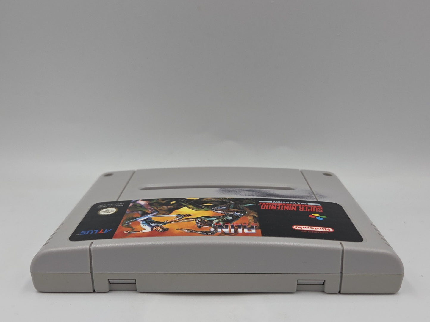 SNES Super Nintendo Spiel Run Saber Modul NOE