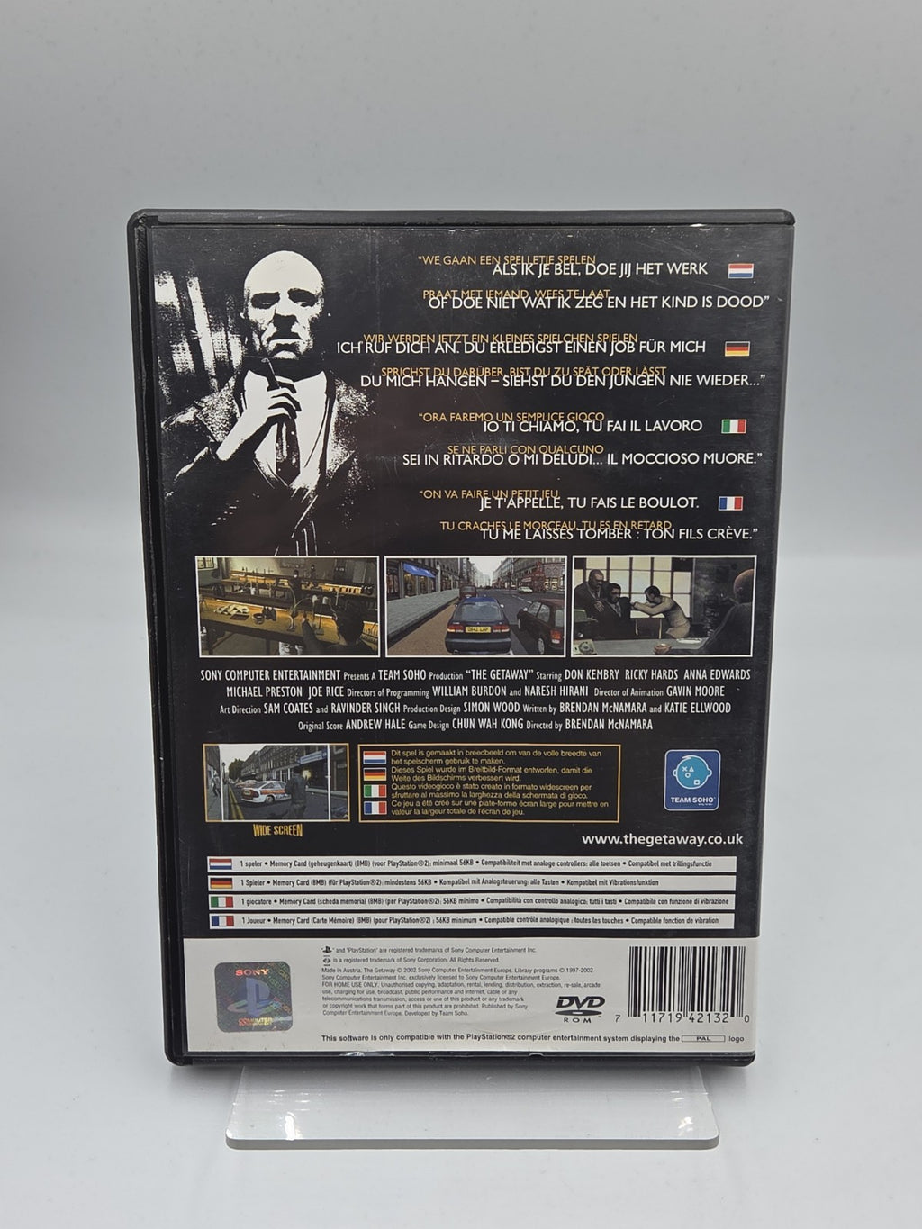 PS2 Playstation 2 Spiel The Getaway mit OVP + Anleitung Multilingual 
